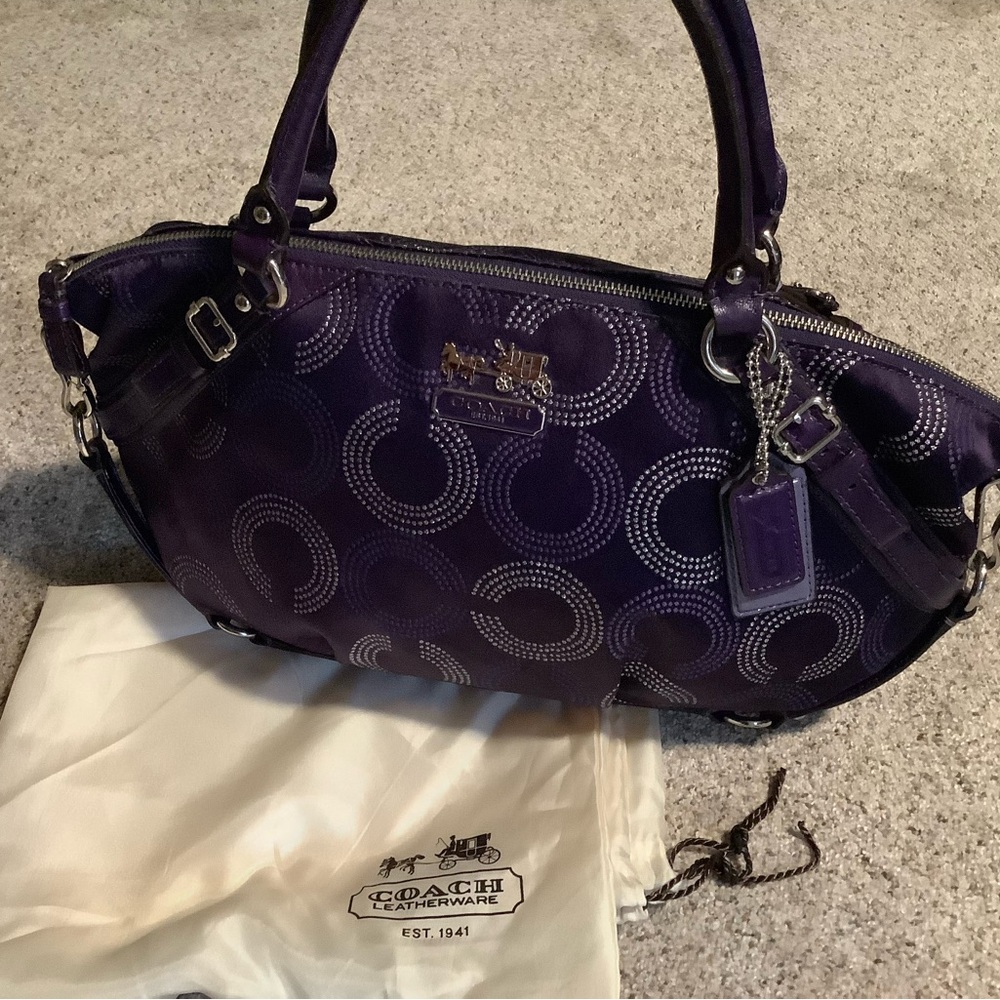 Coach Madison Op Art Satchel NWOT- #H1093-15957 Never Been Used!